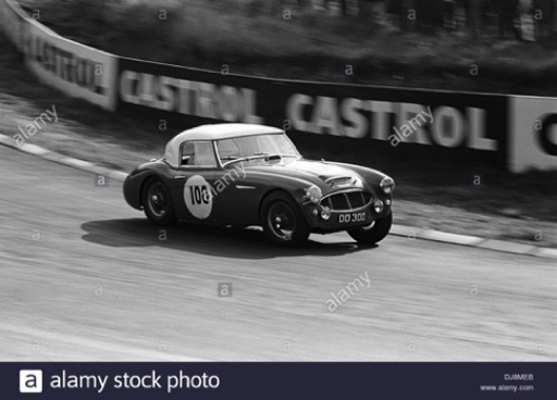 Sur l'Auston Healey 3000
© Alamy Stock photos
